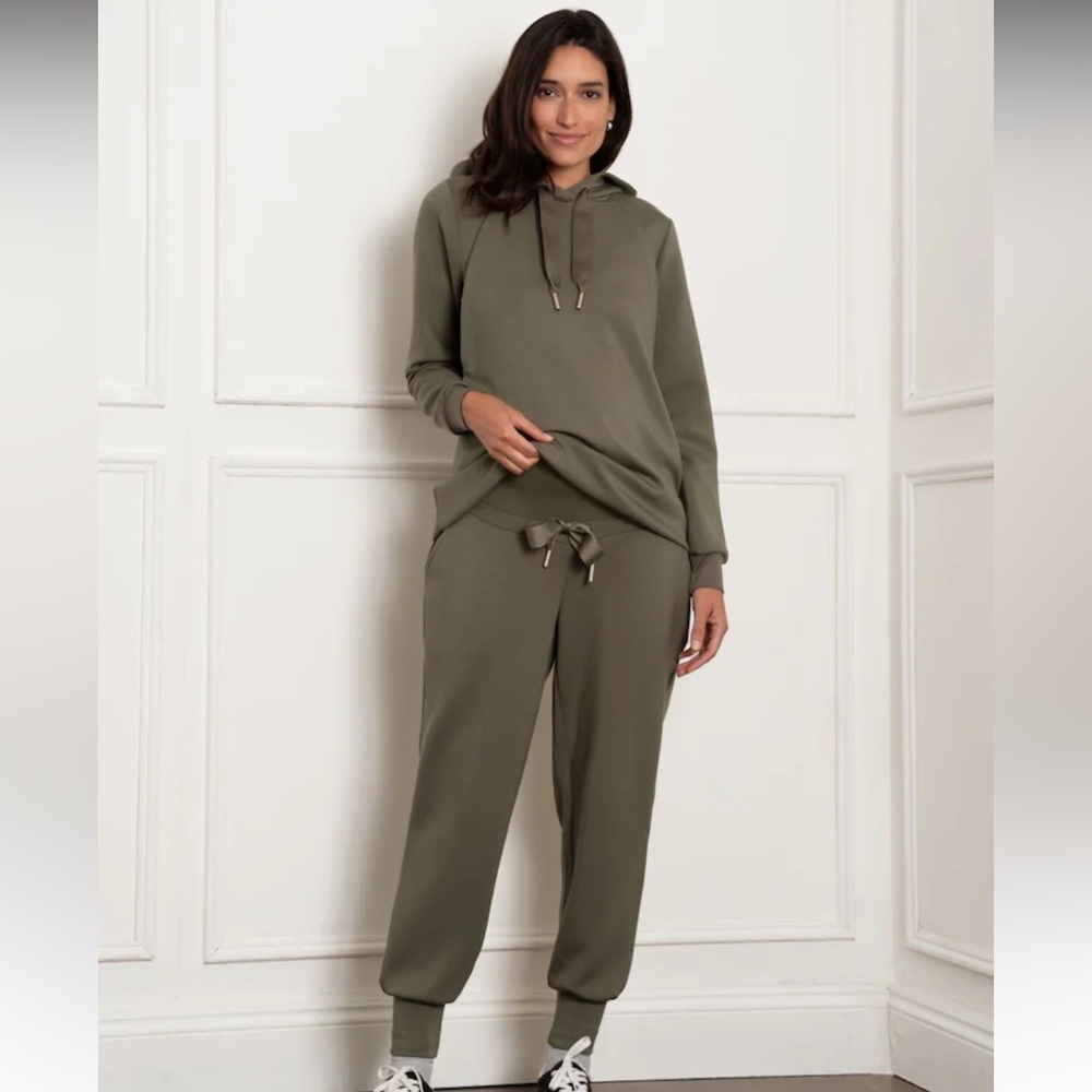 Seraphine Maternity Olive Green Drawstring jogger Pants